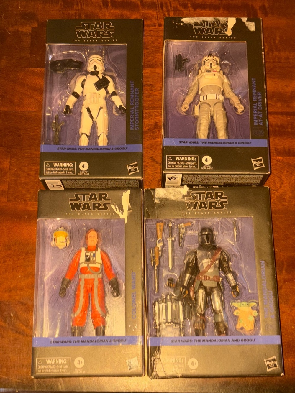 Set of 4 Star Wars Black Series Action Figures